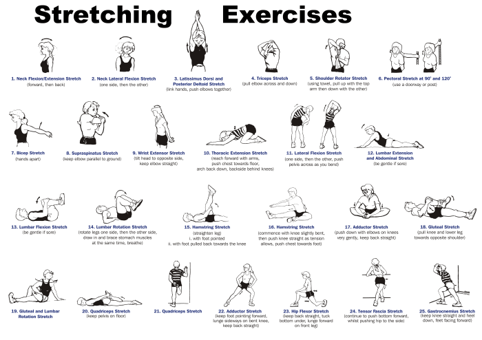 Stretching routines